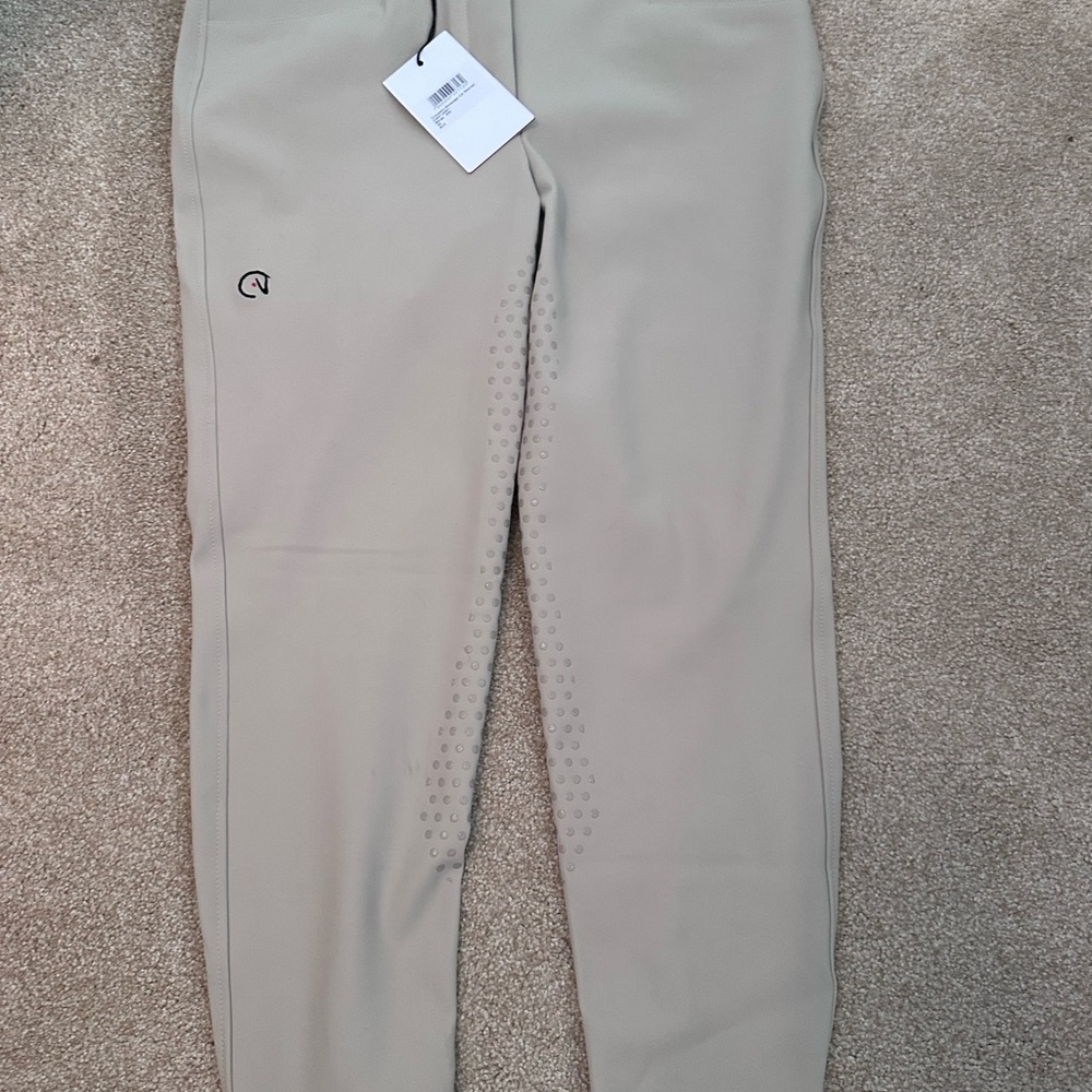 Ego7 full seat Beige Riding Pants